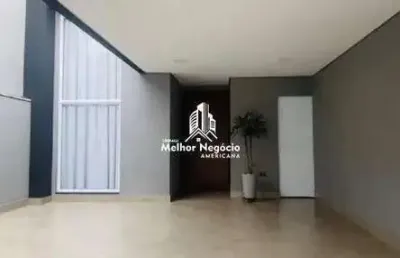 Casa 139m² com 3 dormitórios um sendo suíte à venda no parque residencial jaguari em americana/sp