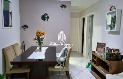 Apartamento à venda com 2 dormitórios e 1 banheiro no condomínio residencial vitória régia em campinas.