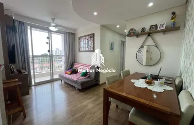 Apartamento a venda no condominio vita parque no parque industrial em campinas, sp. apartamento com 2 dorms sendo 1 suite, 2 banheiros e 1 vaga cober