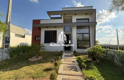 Casa à venda com 3 dormitórios sendo 3 suítes no condomínio terras da estância - ala dos ipês com 200m2 no bairro vila monte alegre, em paulínia/sp