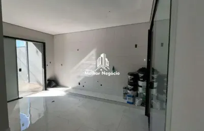 Casa nova de 2 dormitórios sendo uma suíte no jardim boer em americana/sp