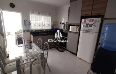 Casa 120m² de construção, à venda, 2 dormitórios (quartos), 2 banheiros conjunto residencial mário dedini, piracicaba, sp,