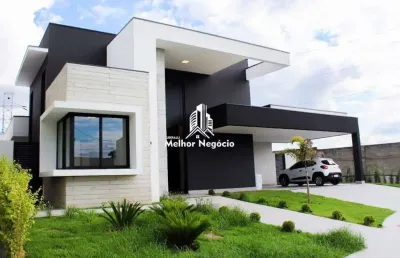 Casa com 03 quartos (suítes), à venda no condomínio basel em campinas - sp
