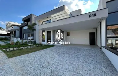 Casa com 03 dormitórios (03 suítes) à venda no condominio residencial mont'alcino, valinhos - sp