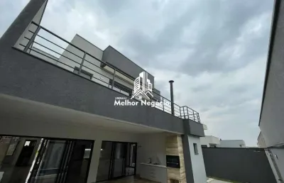 Casa com 04 dormitórios (04 suítes) à venda no residencial royal garden, paulínia - sp