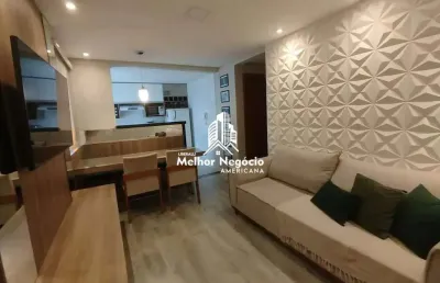 Apartamento 43m² de 2 dormitórios no jardim terrarmérica em americana- sp