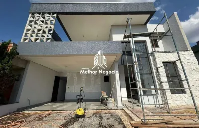 Casa à venda com 3 dormitórios sendo uma suíte no bairro residencial recanto das árvores em sumaré/sp