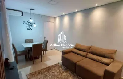 Apartamento todo planejado com 2 dormitórios no planalto do sol ii em santa bárbara d'oeste / sp