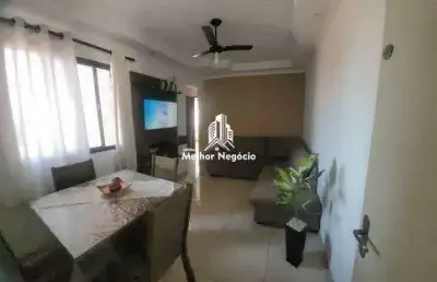 Apartamento à venda com 02 quartos, localizado no condomínio residencial califórnia em sumaré - sp