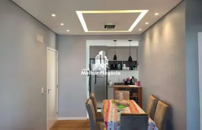 Apartamento à venda com 02 quartos (1 suíte), localizado no condomínio portal vale das pérolas em sumaré - sp