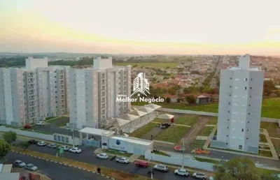 Apartamento à venda com 02 quartos no condomínio residencial clube aquaville em paulínia - sp