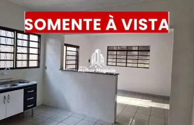 Não aceita financiamento - casa à venda com 2 quartos (1 suíte), no bairro parque santa bárbara em campinas-sp