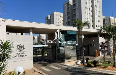 Apartamento à venda com 02 quartos (1 suíte) no condomínio portal das safiras em hortolândia - sp