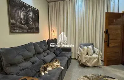Casa a venda de 3 quartos (1 suíte) em americana/sp (porteira fechada)