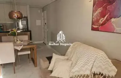 Apartamento à venda com 2 quartos no condomínio torres da espanha em campinas/sp