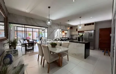 Casa à venda, 3 quartos, 4 banheiros - bairro água branca ii - piracicaba, sp