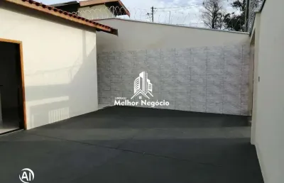 Casa à venda com 02 quartos, jardim sol nascente ii (próximo ao supermercado união), piracicaba - r$340 mil