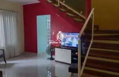 Casa sobrado com 04 quartos (1 suíte), à venda no bairro parque via norte em campinas - sp