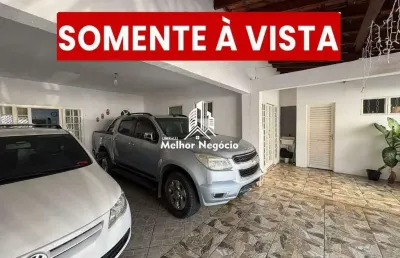 (não aceita financiamento) casa com 04 dormitórios (01 suíte) à venda no bairro jardim amélia, sumaré-sp