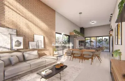 Casa à venda com 04 quartos (3 suítes), no condomínio residencial royal garden em paulínia/sp