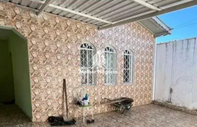 Não aceita financiamento casa à venda com 2 dormitórios no bairro cidade satélite íris em campinas/sp