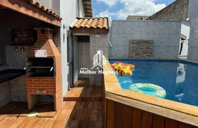 Casa 120m² de construção, à venda, 2 dormitórios (quartos), 2 banheiros - residencial jardim dos ipês, nova odessa, sp,