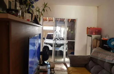 Casa com 02 dormitórios à venda, no residencial campo florido em campinas/sp.