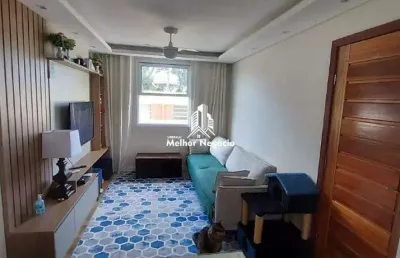 Apartamento à venda com 2 dormitórios no bairro fundação da casa popular em campinas/sp