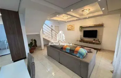 Casa 172m² de construção, à venda, 3 dormitórios 4 banheiros residencial nova água branca ii, piracicaba, sp