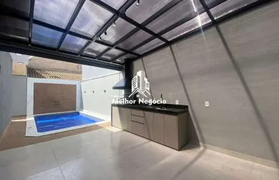 Casa à venda com 3 suítes ( 1 master) com piscina e garagem para 3 carros no jardim novo cambuí -hortolândia/sp