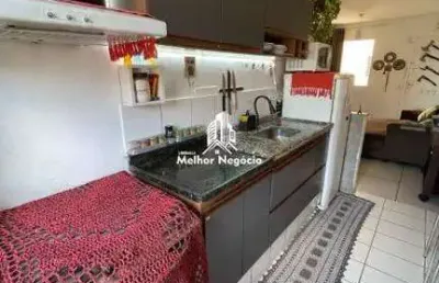 Apartamento à venda 49m²; 2 dormitórios (quartos) - residencial recanto dos sabiás - no bairro parque bom retiro - paulínia/sp