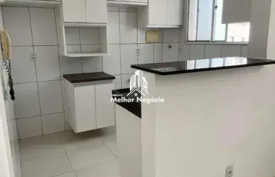 Apartamento à venda 44m² - 2 dormitórios (quartos) 1 banheiros - condomínio patagônia- bairro vila monte alegre, paulínia - sp