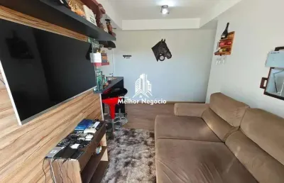 Lindo apartamento á venda 58m² 2 dormitórios(quartos) 2 banheiros no bairro morumbi -paulínia/sp
