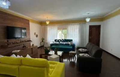 Casa com 04 dormitórios (01 suíte) à venda no bairro jardim chapadão, campinas-sp