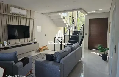 Casa no bairro santa rosa 280m² de construção, à venda, 3 dormitórios (quartos)- piracicaba, sp