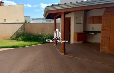 Casa a venda com 3 dormitórios em condomínio terras fontanario em paulínia-sp.