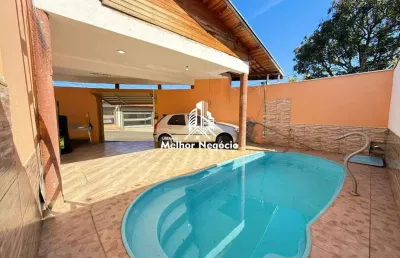 Casa no bairro santa rosa ypês 175m² de construção, à venda, 3 dormitórios (quartos), 2 banheiros - piracicaba, sp