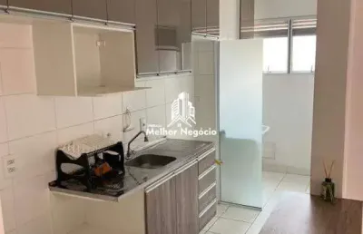 Apartamento a venda no condominio no viva vista solar, loteamento residencial viva vista em nova veneza em sumare. apartamento com 2 dorms sendo 1 sui