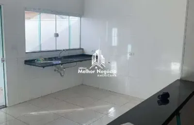 Casa com 2 dormitórios, sendo 1 suíte, à venda em santa bárbara d'oeste.