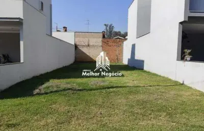 Terreno em condomínio à venda com 200 m² no bairro água branca em piracicaba - sp.
