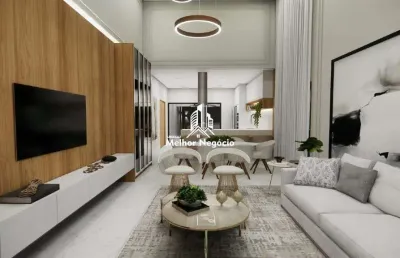 (em fase final de construção) casa em condomínio fechado com 3 quartos (suítes) à venda em piracicaba - sp