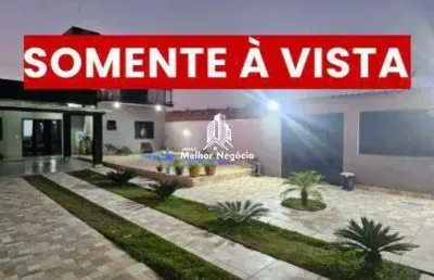 Somente à vista - casa à venda com 3 quartos em sumaré.