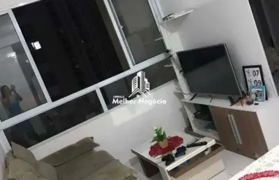 Apartamento à venda com 2 quartos sendo 1 suíte em hortolândia/sp