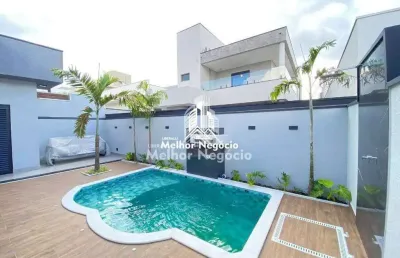 Casa à venda, com 3 quartos sendo 1 suíte, com piscina no residencial real parque sumaré, sumaré, sp