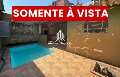 (não aceita financiamento) casa com 02 dormitórios à venda no bairro santa terezinha, piracicaba