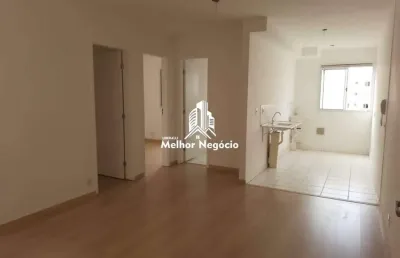 Apartamento à venda com 02 quartos, no condomínio residencial canto das andorinhas em paulínia-sp.