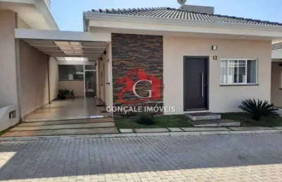 Luxuosa casa em condomínio fechado com piscina - 3 dorms e área gourmet em atibaia