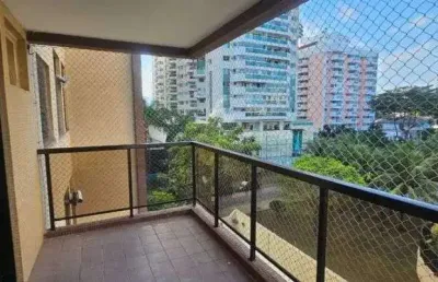 Barra bonita - amplo 02 qtos + escritório - 80m² - condomínio ao lado do shopping recreio !!!
