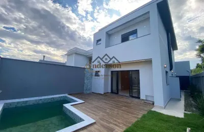 Casa em condomínio fechado com 3 quartos à venda na antonio valentim brazaca, 278, pompéia, piracicaba por r$ 1.290.000