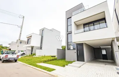 Casa em condomínio clube 190m2, 3 quartos, 1 suíte, 2 vagas, bairro santa cândida, curitiba-pr